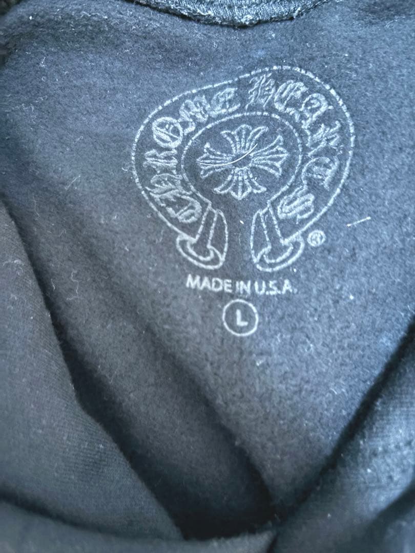 クロムハーツ　プルオーバーパーカー　黒