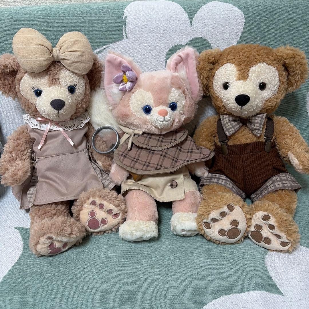 ディズニーダッフィーフレンズ　シェリーメイ リーナベル　コスチュームぬいぐるみ3