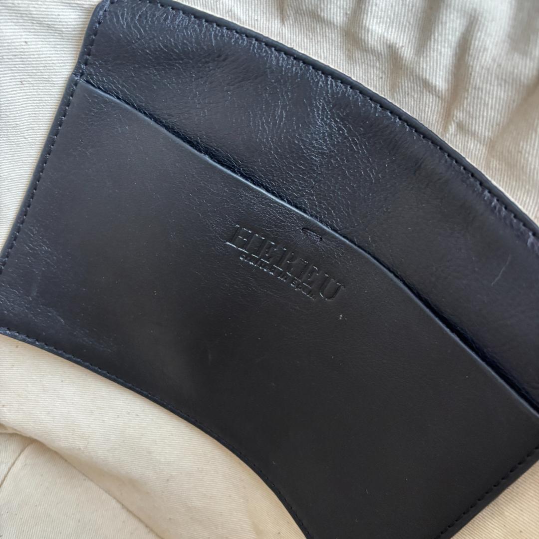 【美品】HEREU 2wayボアハンドバッグ　黒　ボア×本革　ヘリュー