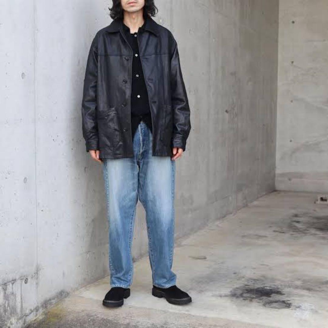 ジャケット・アウター YOKE Goat Leather Car Coat