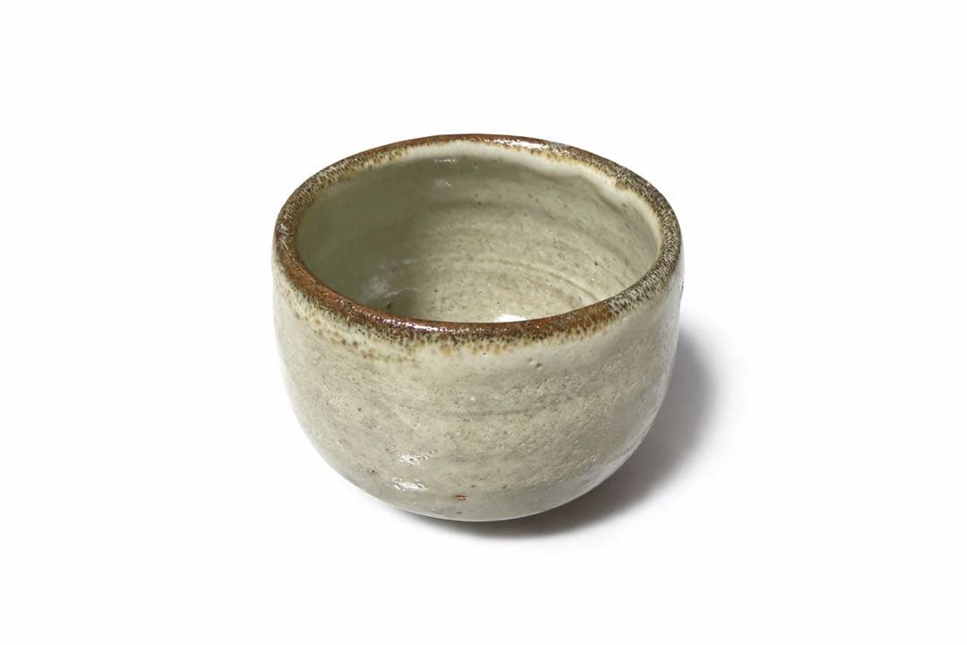 【箱書真作】渡辺六郎 作 茶碗 陶印有 木箱・栞付 抹茶碗