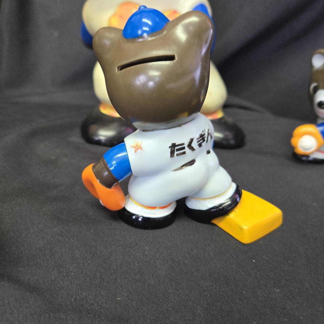 北海道拓殖銀行　たくちゃん　貯金箱　6体セット
