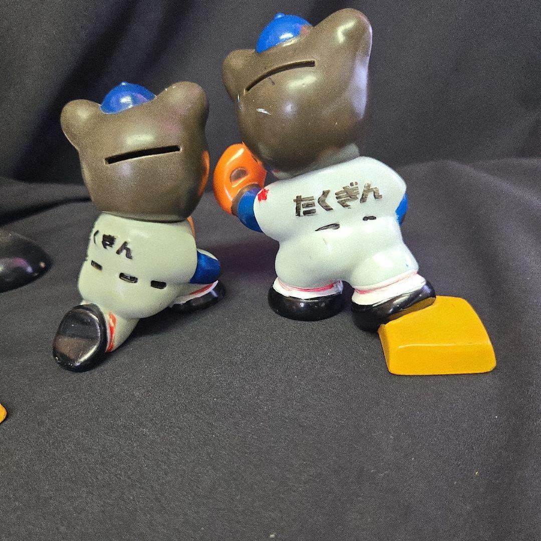 北海道拓殖銀行　たくちゃん　貯金箱　6体セット