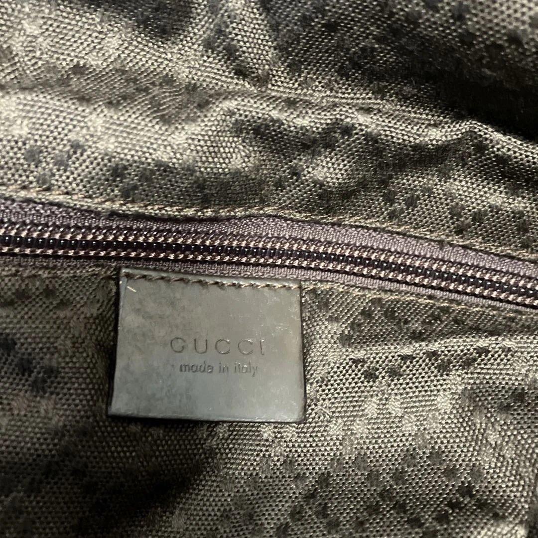 GUCCI ブラウン ボストンバッグ