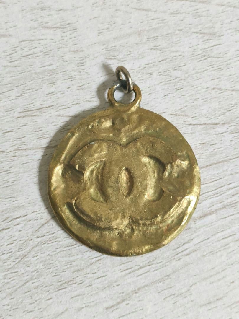 【訳あり】CHANEL シャネル CCマーク ブローチ リメイク パーツ