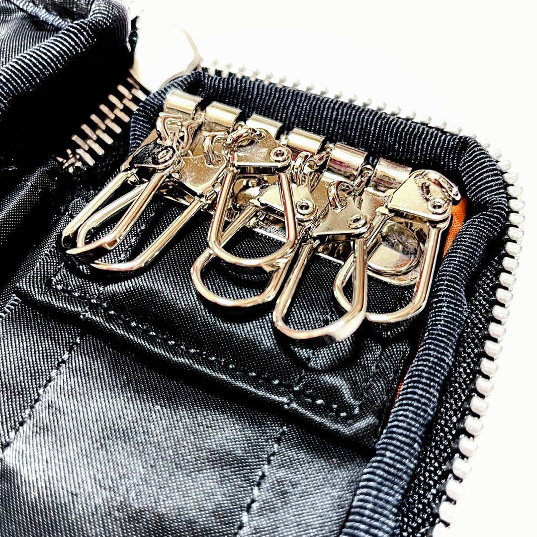 【新品】ポーター PORTER タンカー 6連 キーケース ブラック　ナイロン