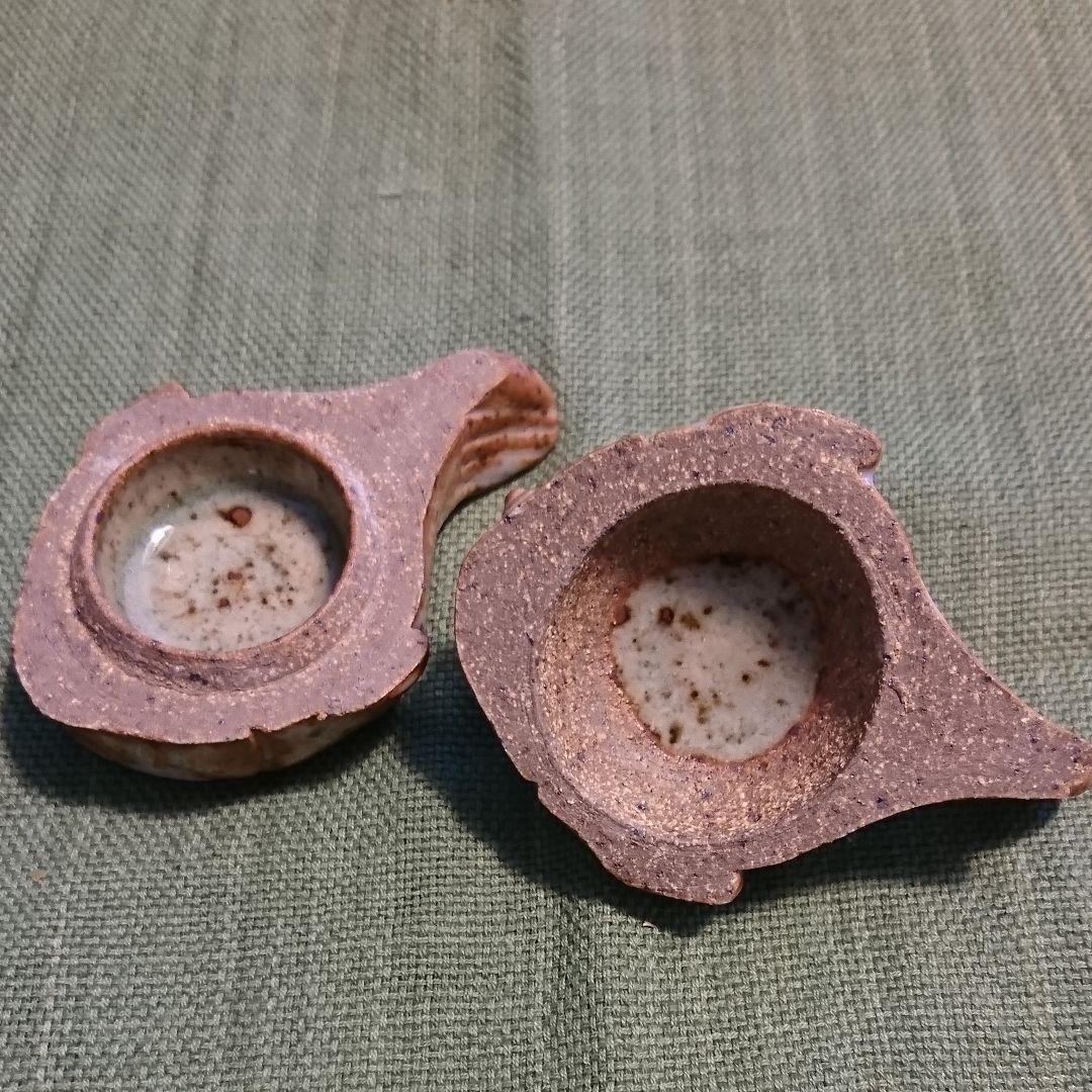 311) 香合(16) 山形平清水焼 七右ヱ門窯 「あんこう？」