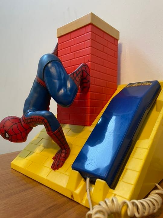 【希少】ビンテージ　スパイダーマン　テレフォン