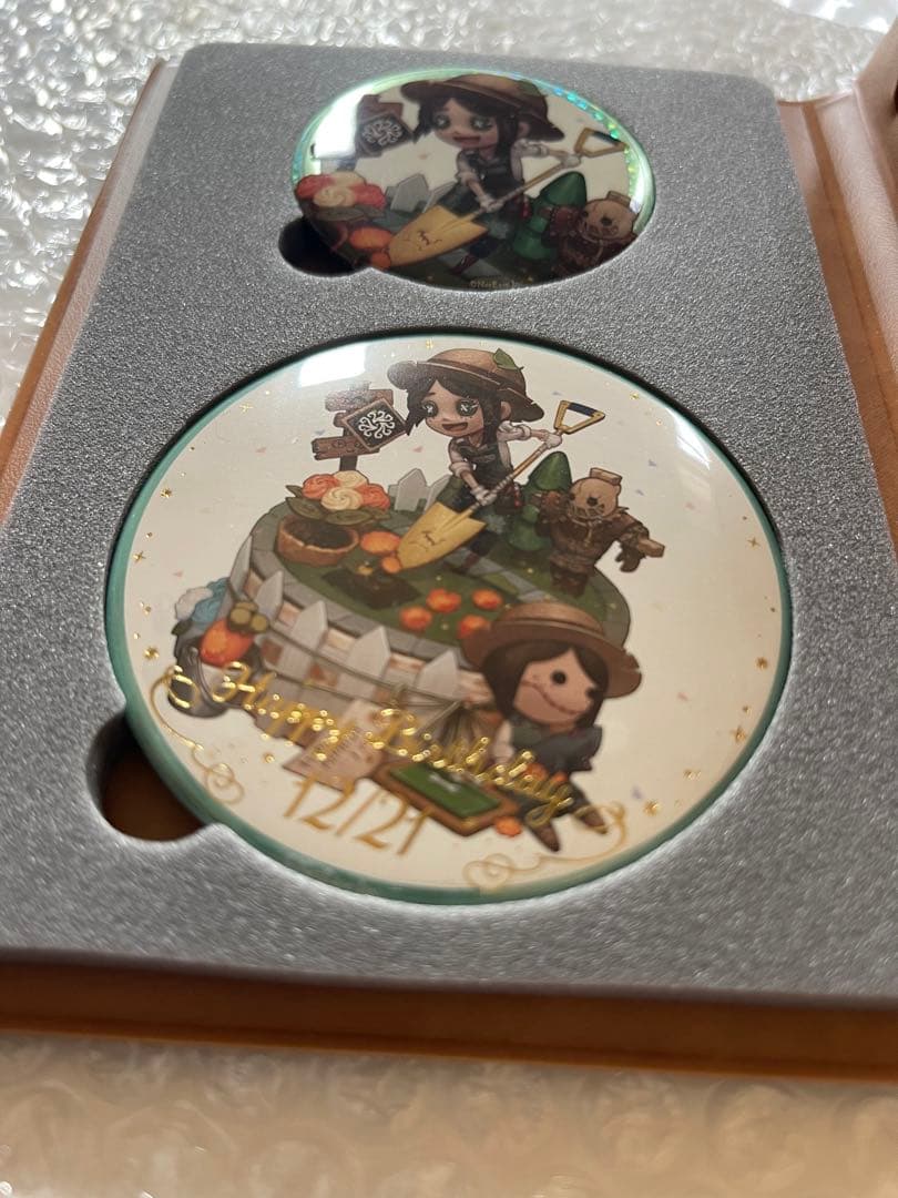 第五人格 庭師 誕生日 缶バッジ 収納ケース