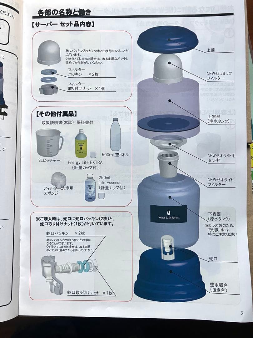 【希少】ポタポタクラブ エコウォーター 常温ガラスサーバー新品