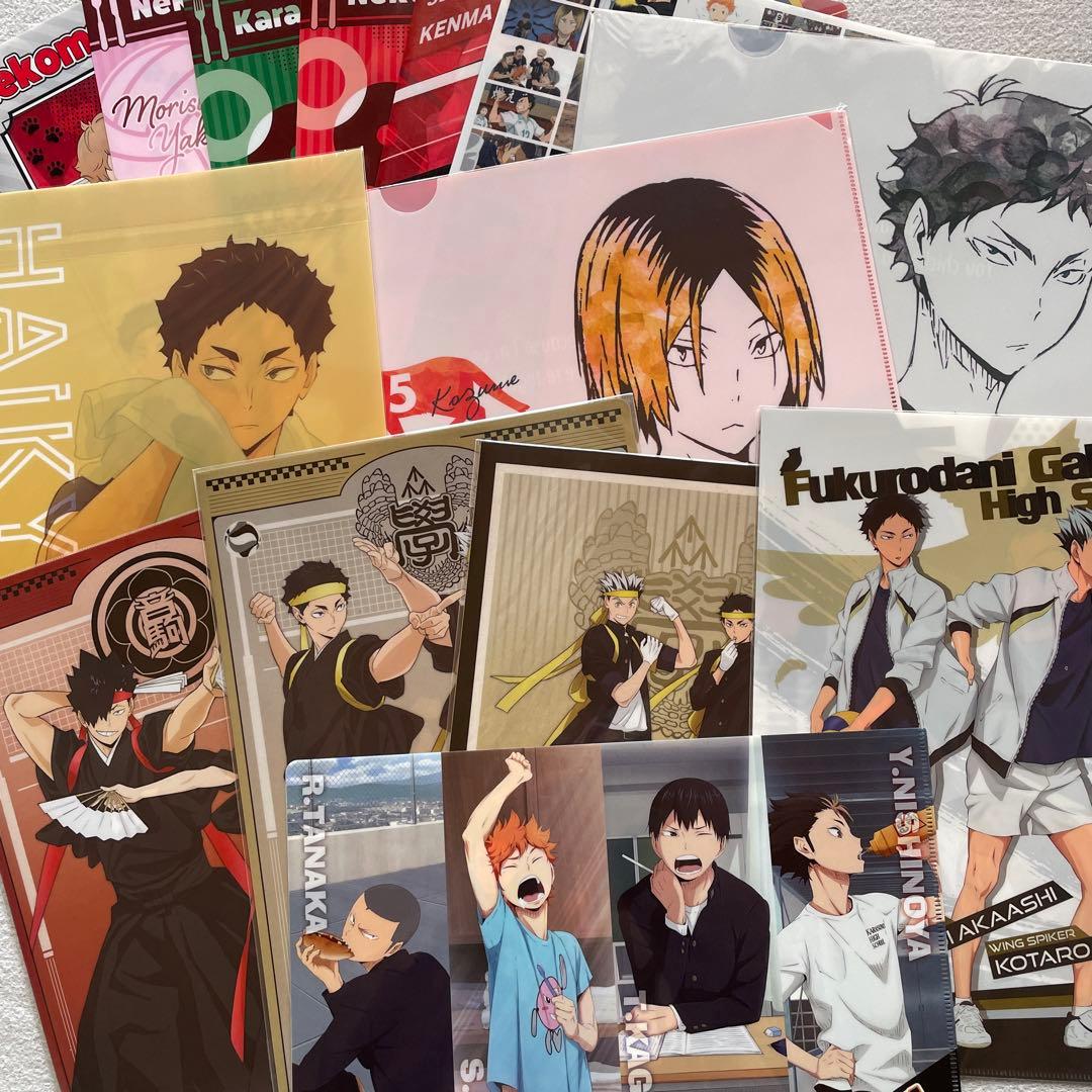 ハイキュー 大阪遠征合宿 枚方パーク クリアファイル ココス art アニメイト