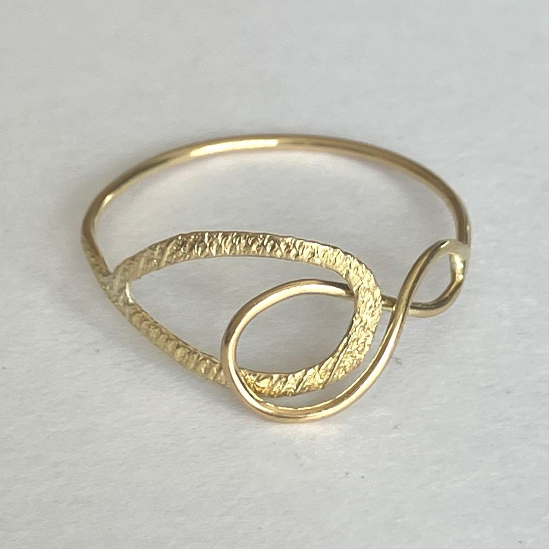 K18 18金 15号　リング　17