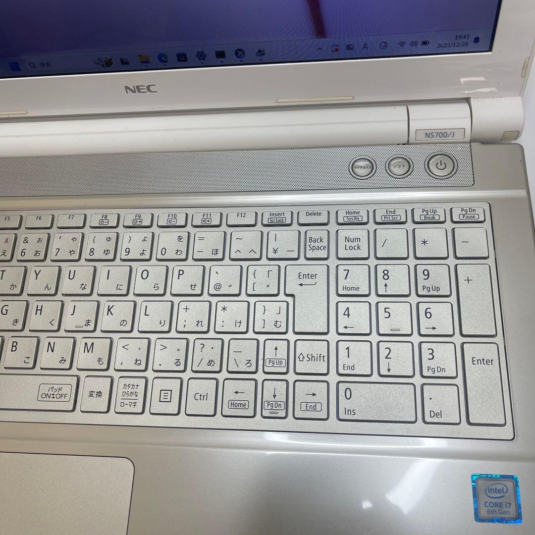 Windowsノート本体 #707 NEC LAVIE NS700/J i7-8550U 8GB 512G