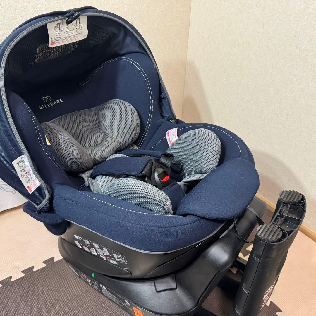 【美品】エールべべ クルット4i リラクシーⅡ ISOFIX 回転式