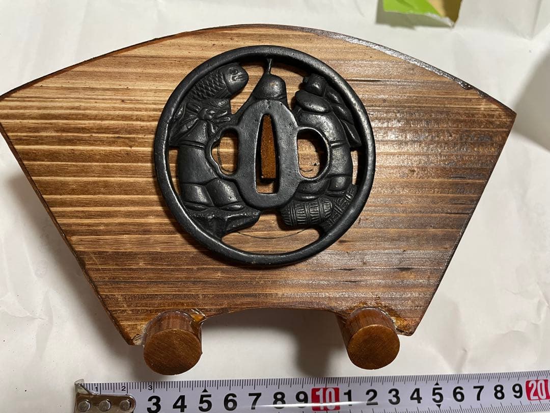 鍔　恵比寿大黒図透かし鍔