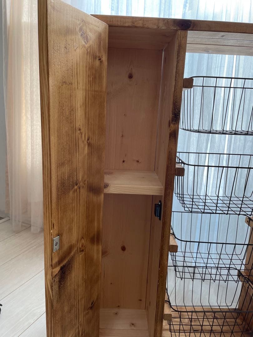 トイレ収納　トイレラック　木製ラック　オシャレ家具　おしゃれ収納　男前インテリア