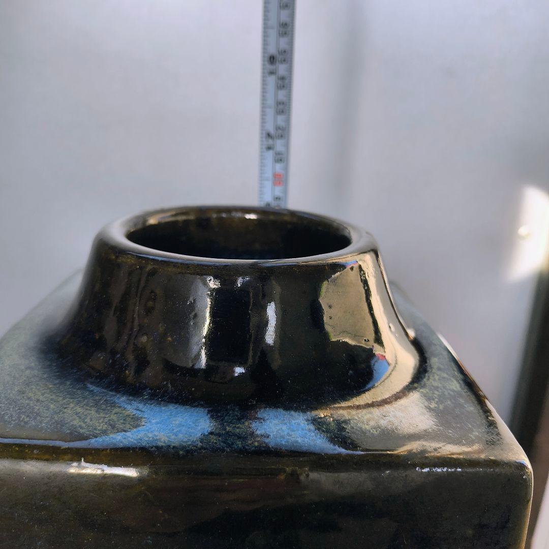 ★古い　高徳順印　角花瓶　　高さ約48.5センチ　中国　古玩★