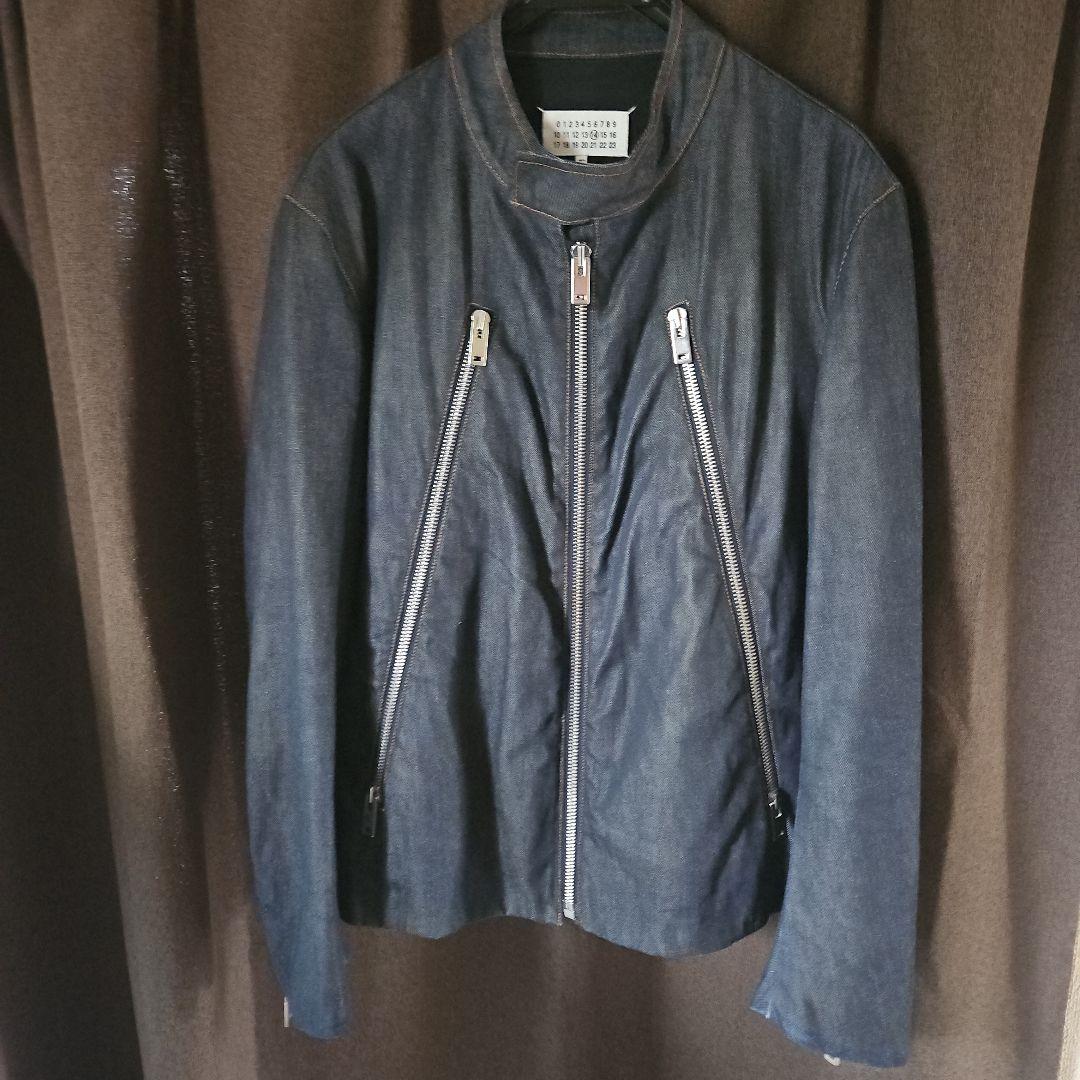 Maison Margiela八の字デニムライダースジャケット size50