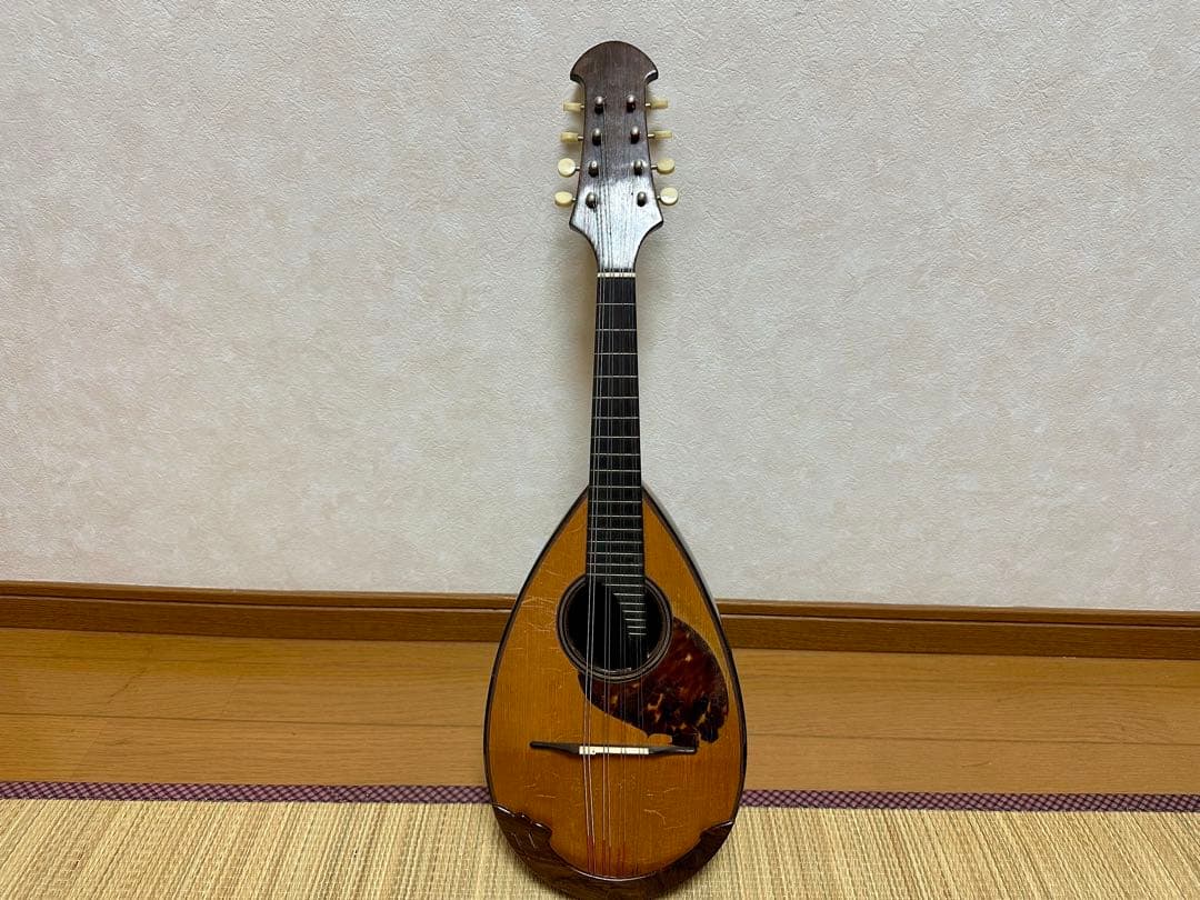 落合マンドリン1965年no2ハードケース付付属品有ヴィンテージ落合忠男希少品