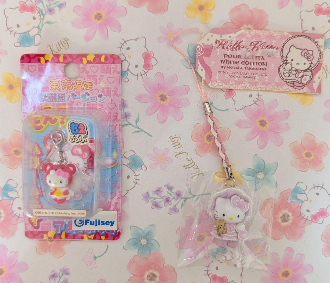 ハローキティ　ご当地キティ　ストラップ　105個おまとめ（ロリータ他）