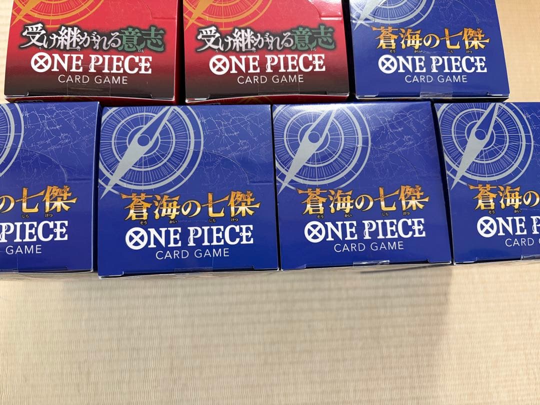 受け継がれる意志2box& 蒼海の七傑5box 新品未開封テープ付