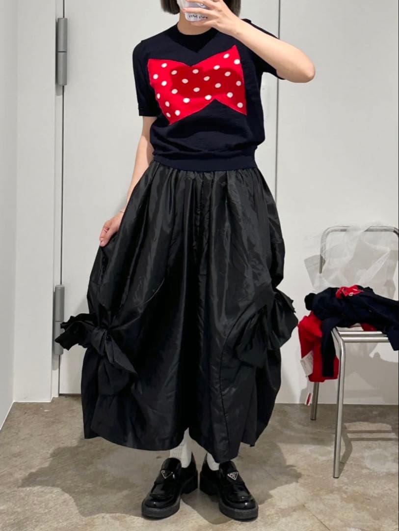 2023ss コムデギャルソン コムコム リボンバルーンパンツ