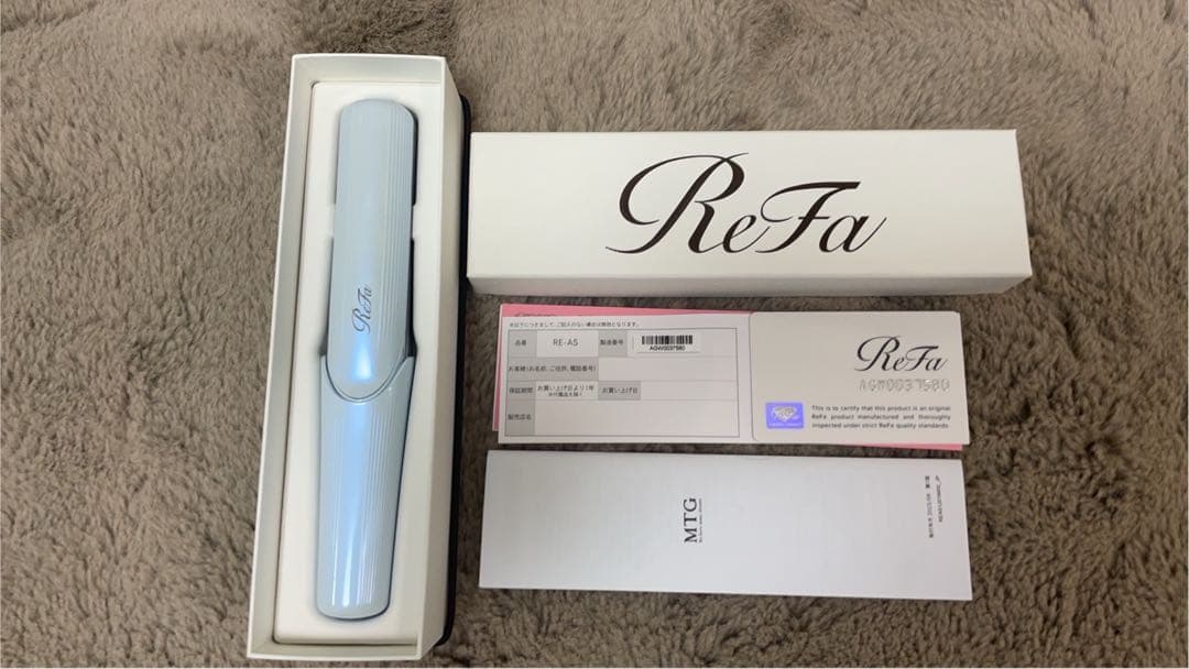 ReFa ホワイトストレートヘアアイロン