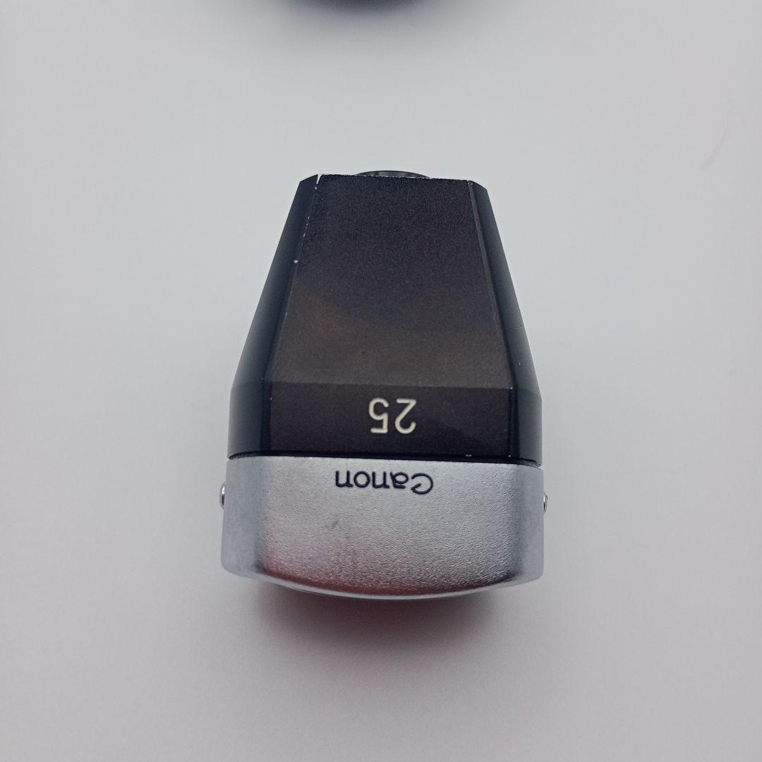 キャノン 25mm F3.5 Lマウントレンズ 純正ファインダー他付属品充実