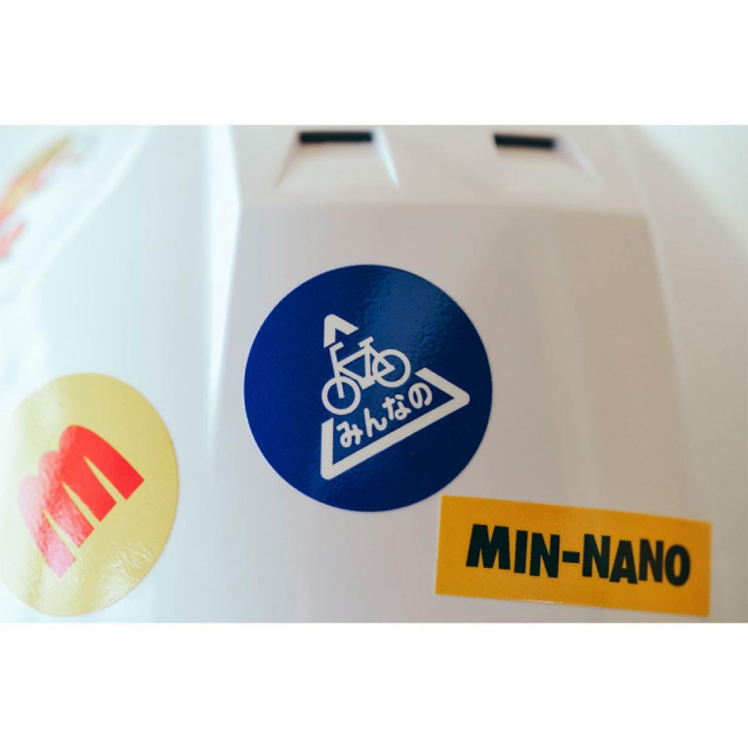 MIN-NANO KAGA HELMET ミンナノ 防災ヘルメット LOGO