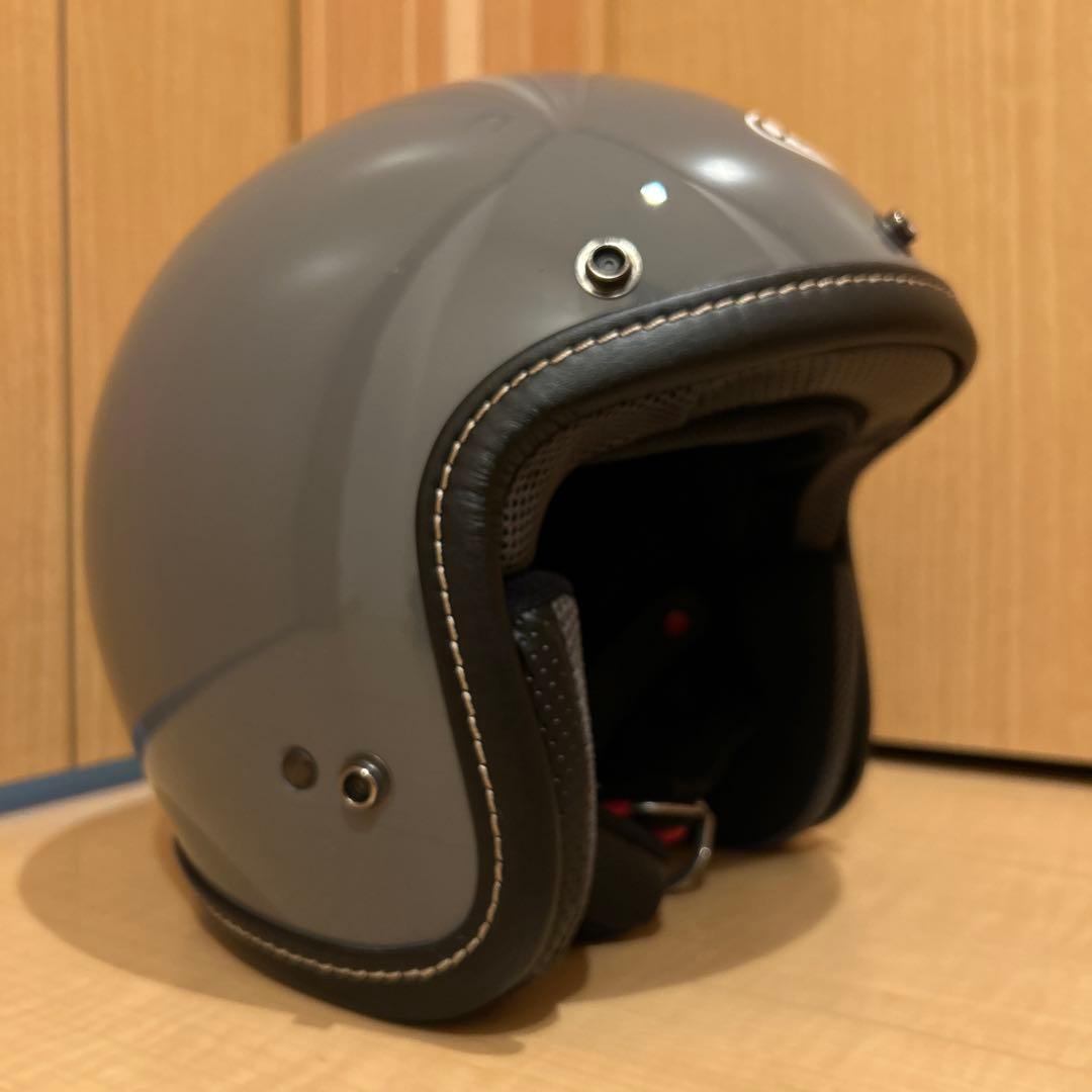 【美品】アライクラシックエアーグレー ジェットヘルメット