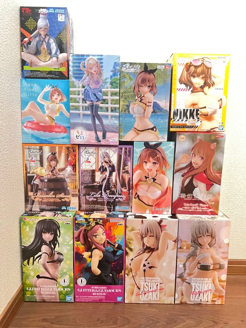 ライザのアトリエ　ダンダダン　ヒロアカ　狼と香辛料　宇崎月　フィギュア　プライズ