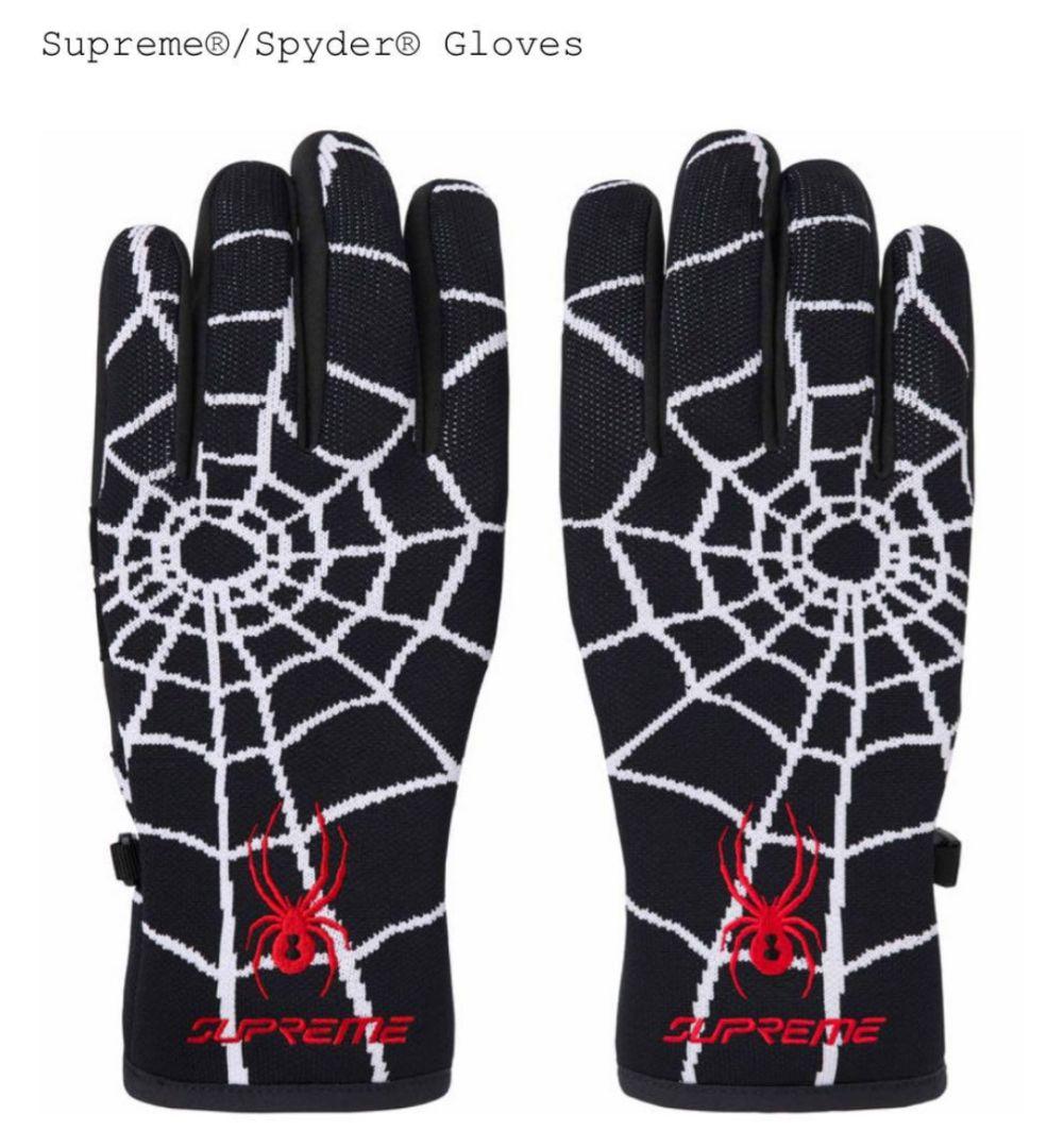 新品未開封 24FW Supreme x Spyder Gloves 黒 M
