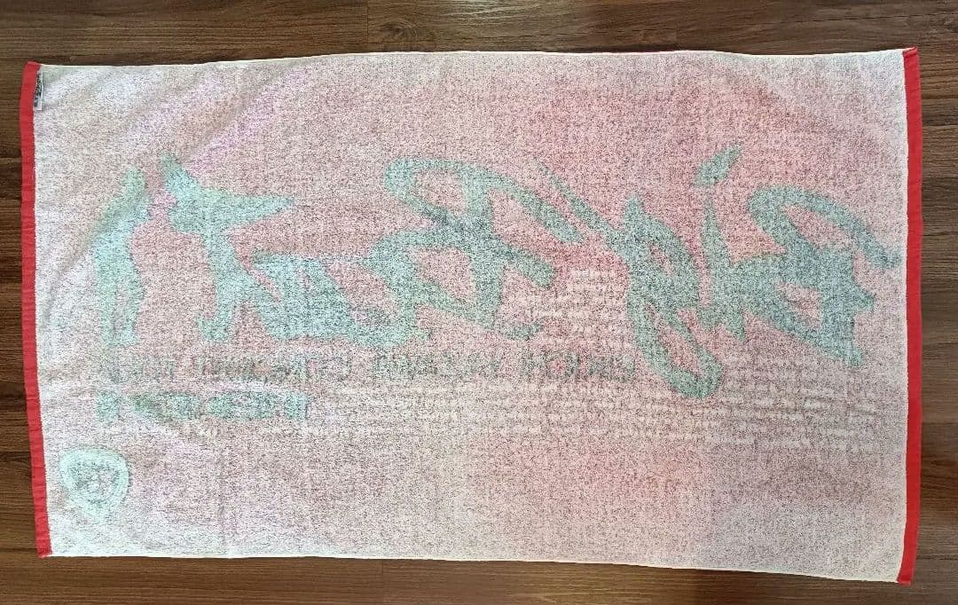 【未使用】矢沢永吉 スペシャルビーチタオル SBT Big Beat 当時物