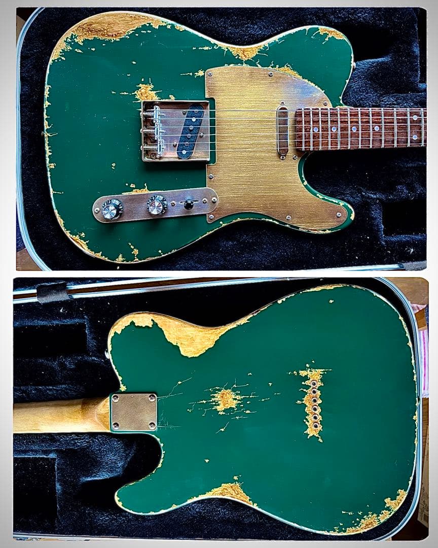 ハードレリックテレキャスタータイプ/ラッカー/アルニコ5PU×オイルコンデンサー