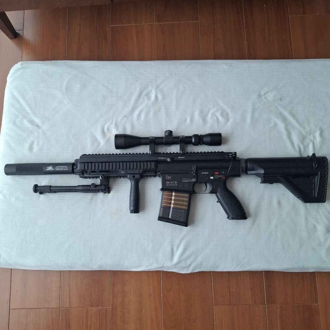 ［値下げ］東京マルイHK417アーリーバリアント次世代電動ガン12インチカスタム