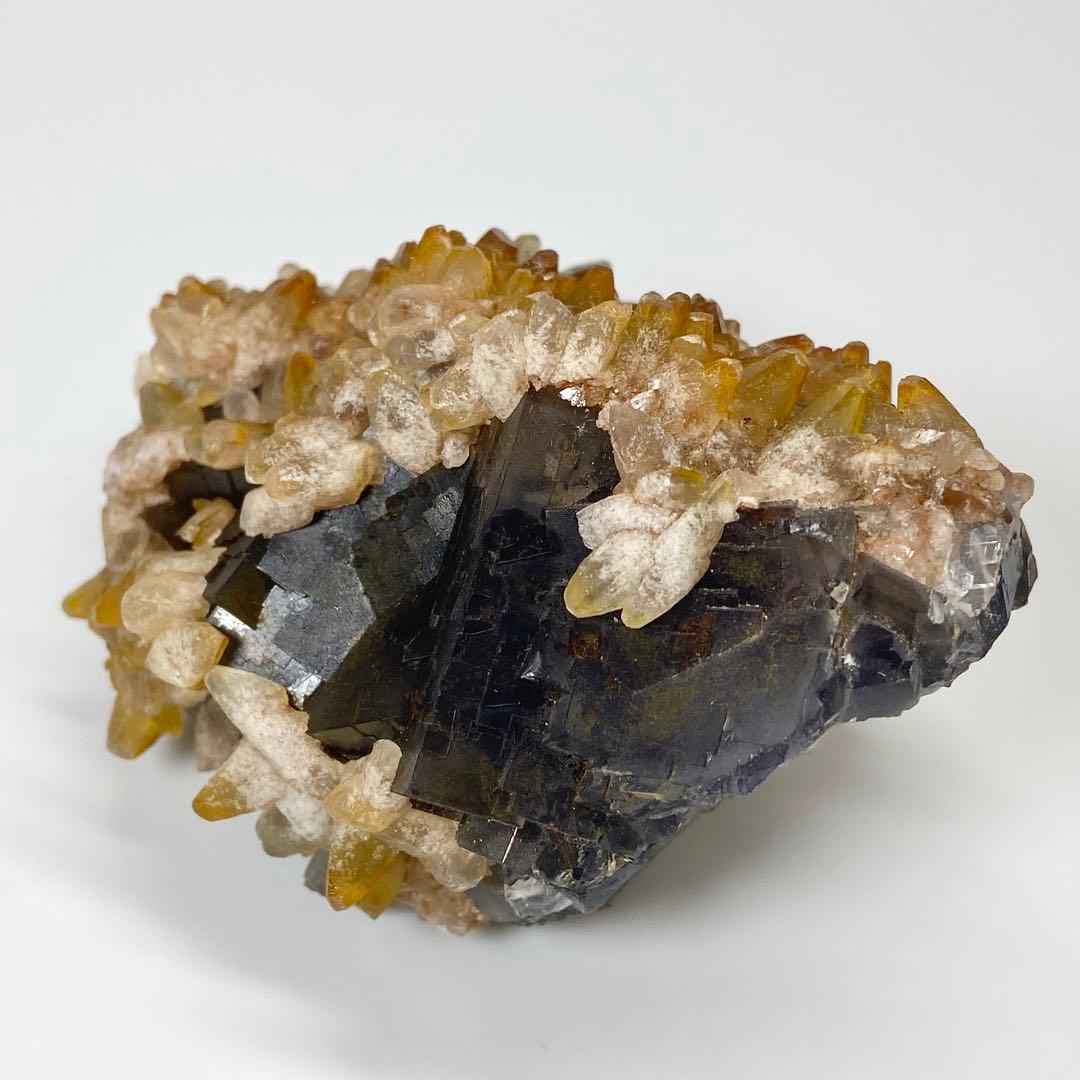 フローライト　カルサイト　蛍石　方解石　鉱物標本　原石　天然石　ストーン