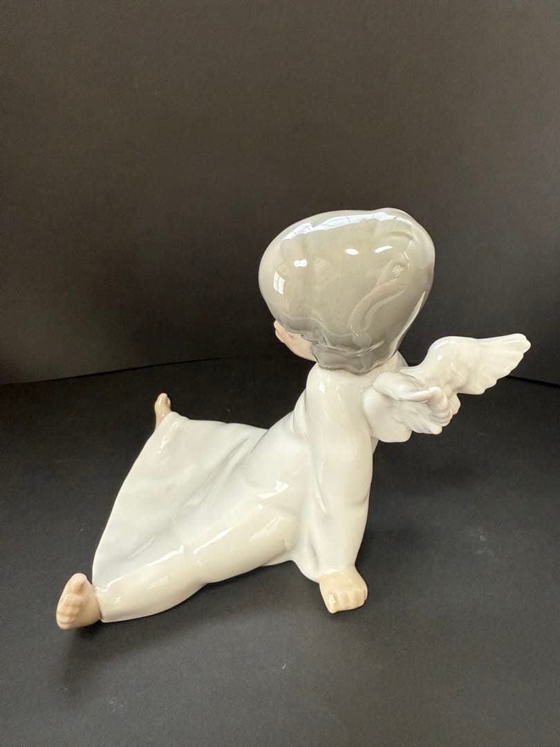 絶盤 !美品!リヤドロ Lladro 天使の考え事【えーと、それは】フィギュリン