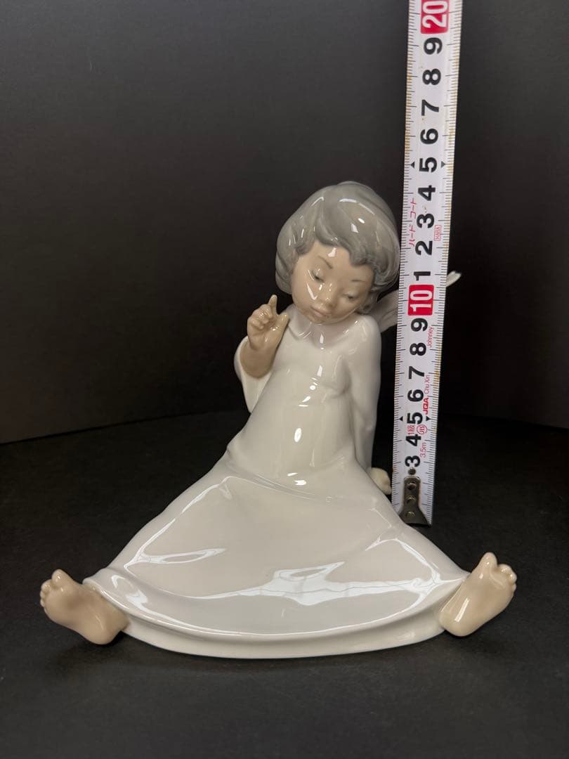 絶盤 !美品!リヤドロ Lladro 天使の考え事【えーと、それは】フィギュリン