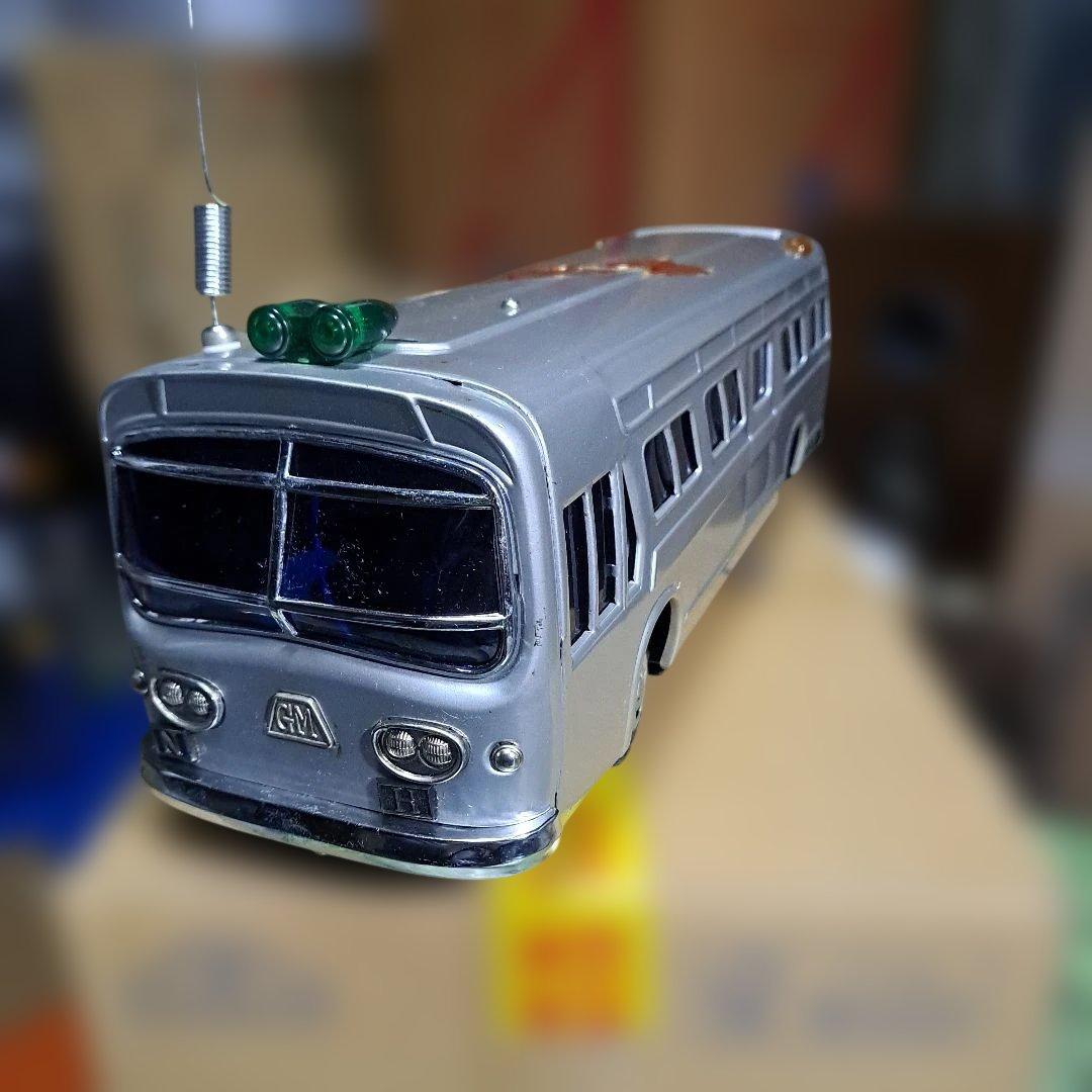 昭和レトロ　ブリキ-ラジコンバス