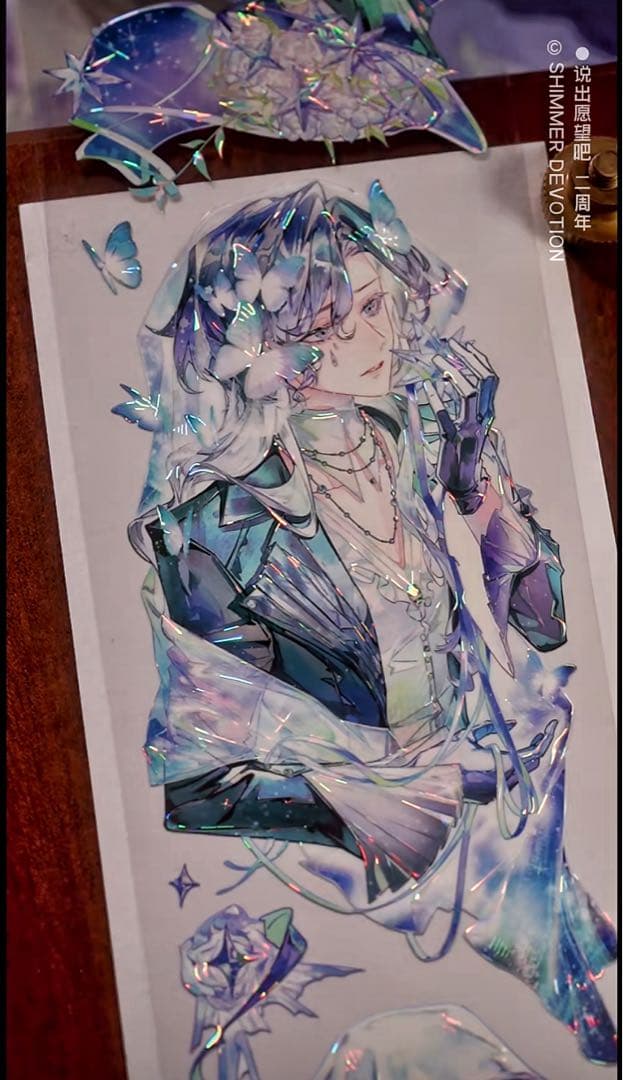 【9413】海外　マステ　3/5/巻　貝殻光マスキングテープ　人物系