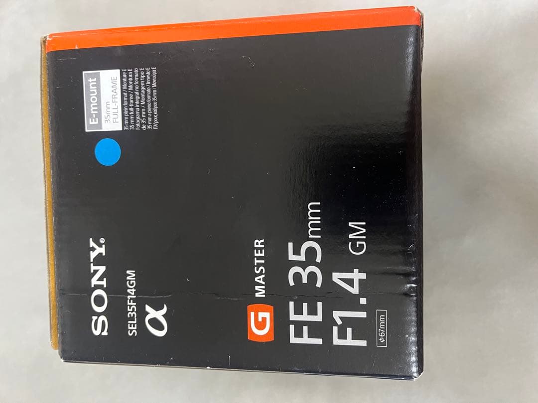 【新品・未使用・海外版】SONY FE 35mm F1.4 GM