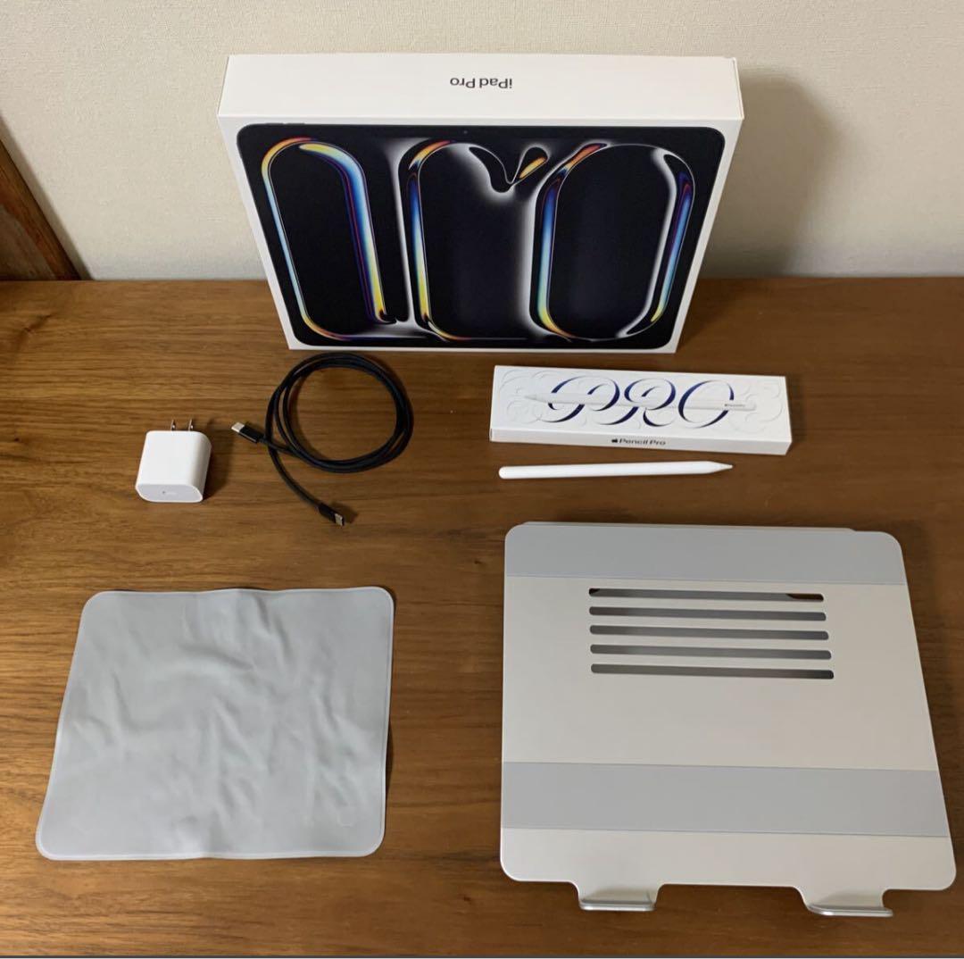 iPadpro M4 13インチ 1TB nano-texture仕様 おまけ付