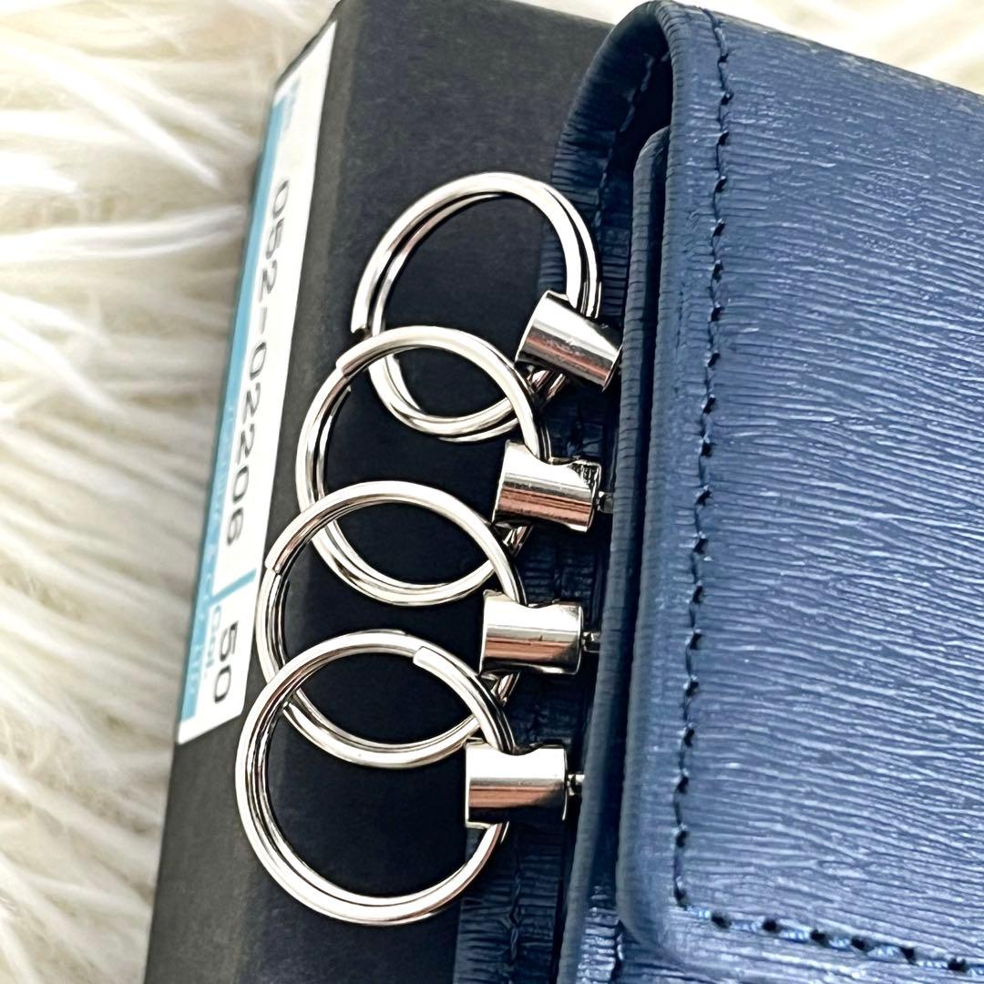 【新品未使用】PORTER ポーター CURRENT キーケース ネイビー