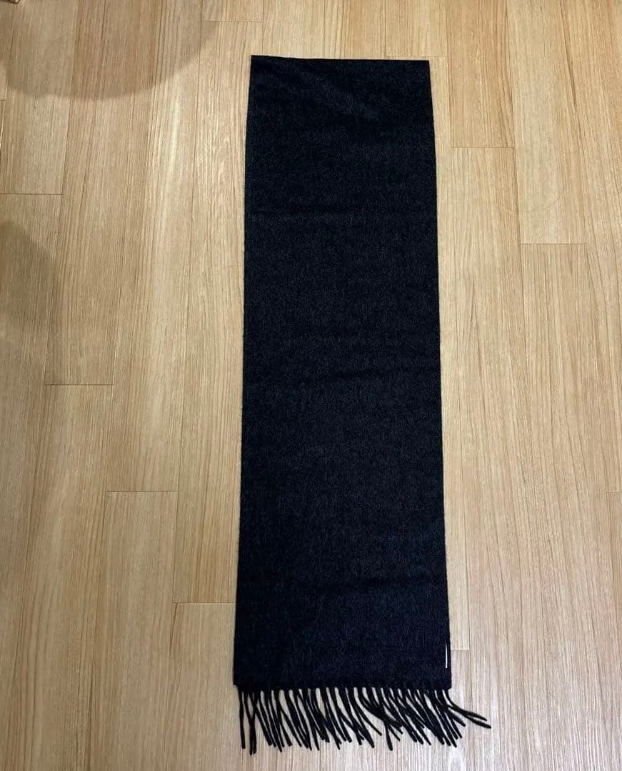 【新品タグ有り】Max Mara カシミヤ ストール マフラー ダークグレー