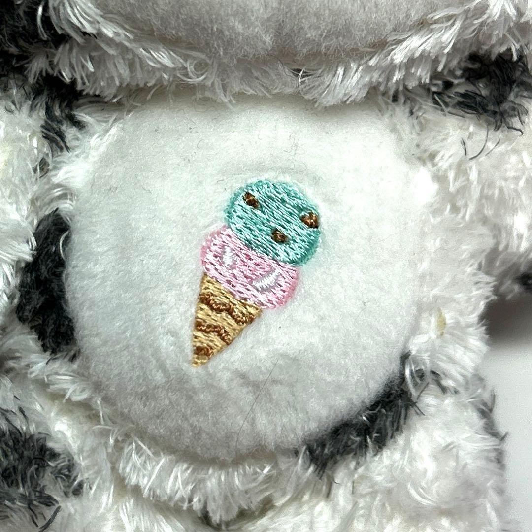 サンリオ　シュガーバニーズぶちうさアイスクリーム刺繍入りぬいぐるみ2006年レア