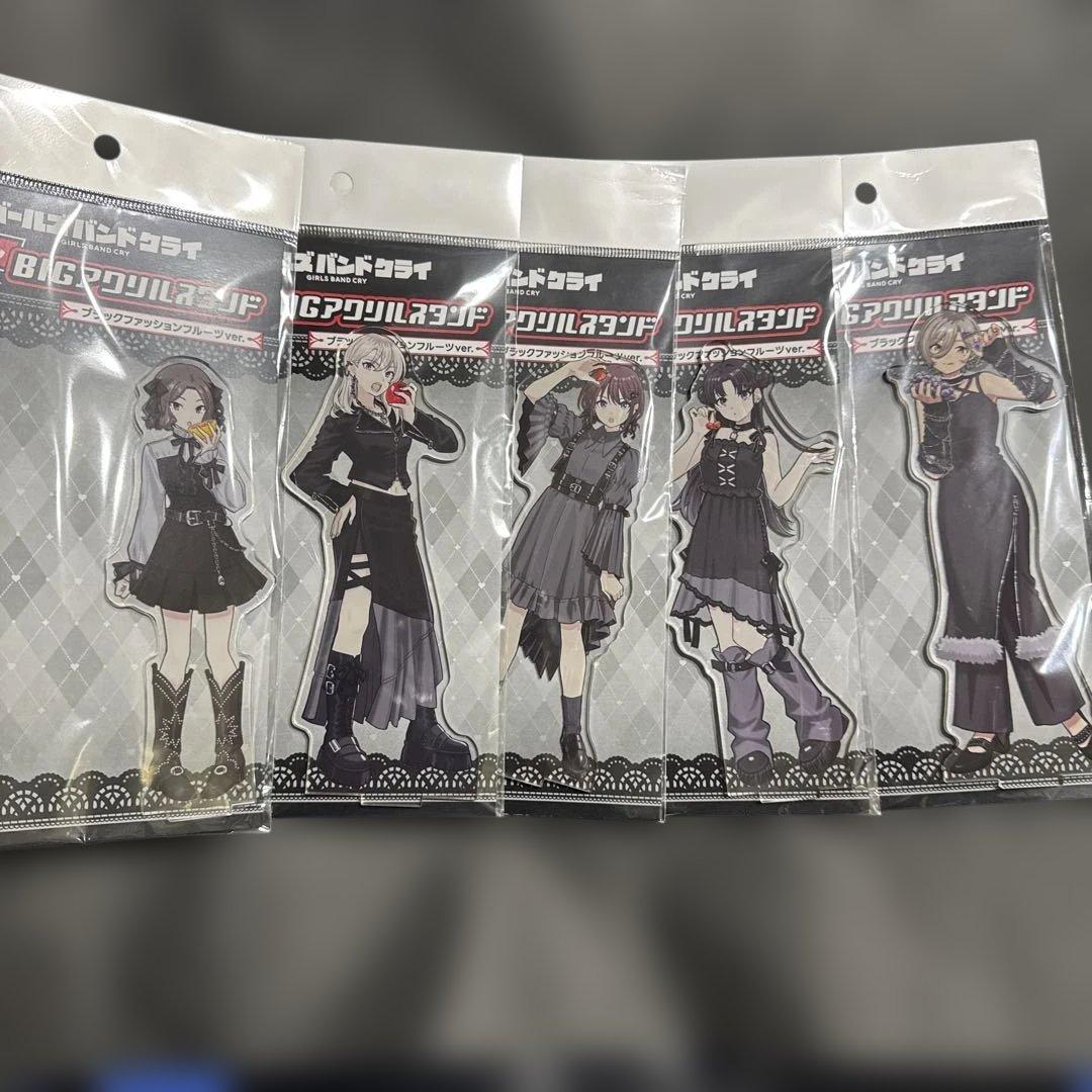 ガールズバンドクライ HMV BIGアクリルスタンド５点&イラストカ－ド＆特典