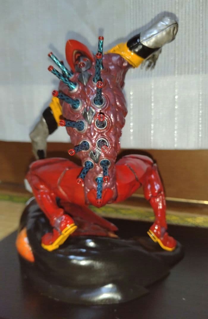 海洋堂 アートプラ エヴァンゲリオン2号機 獣化第2形態 血戦 組み立て塗装済み