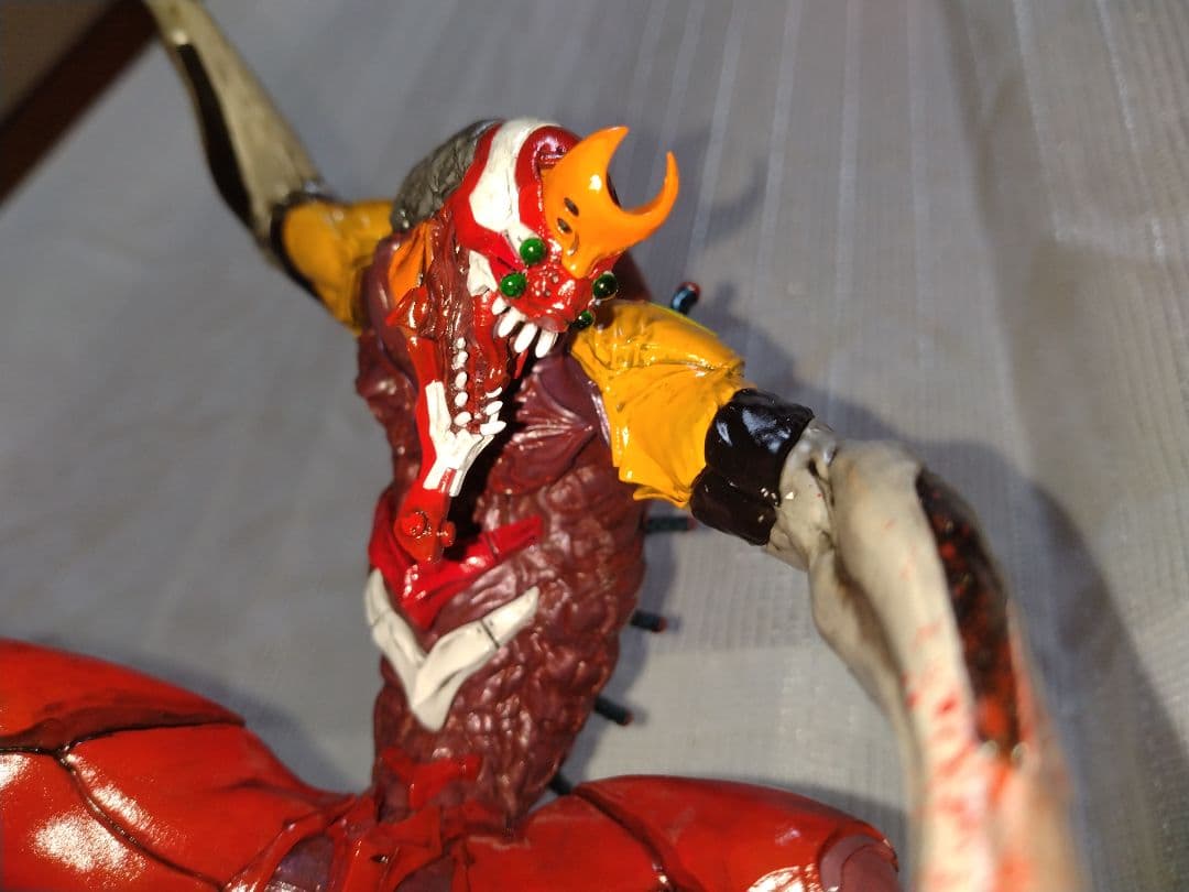 海洋堂 アートプラ エヴァンゲリオン2号機 獣化第2形態 血戦 組み立て塗装済み