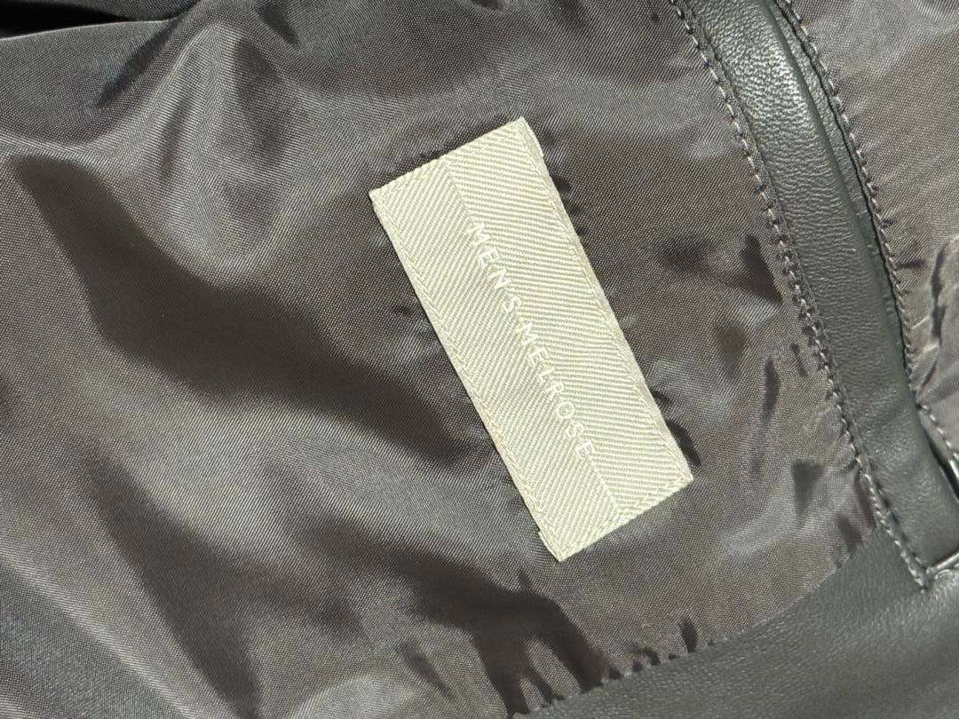 値引き不可 メンズメルローズ　シンプルライダース 本羊革　超美品