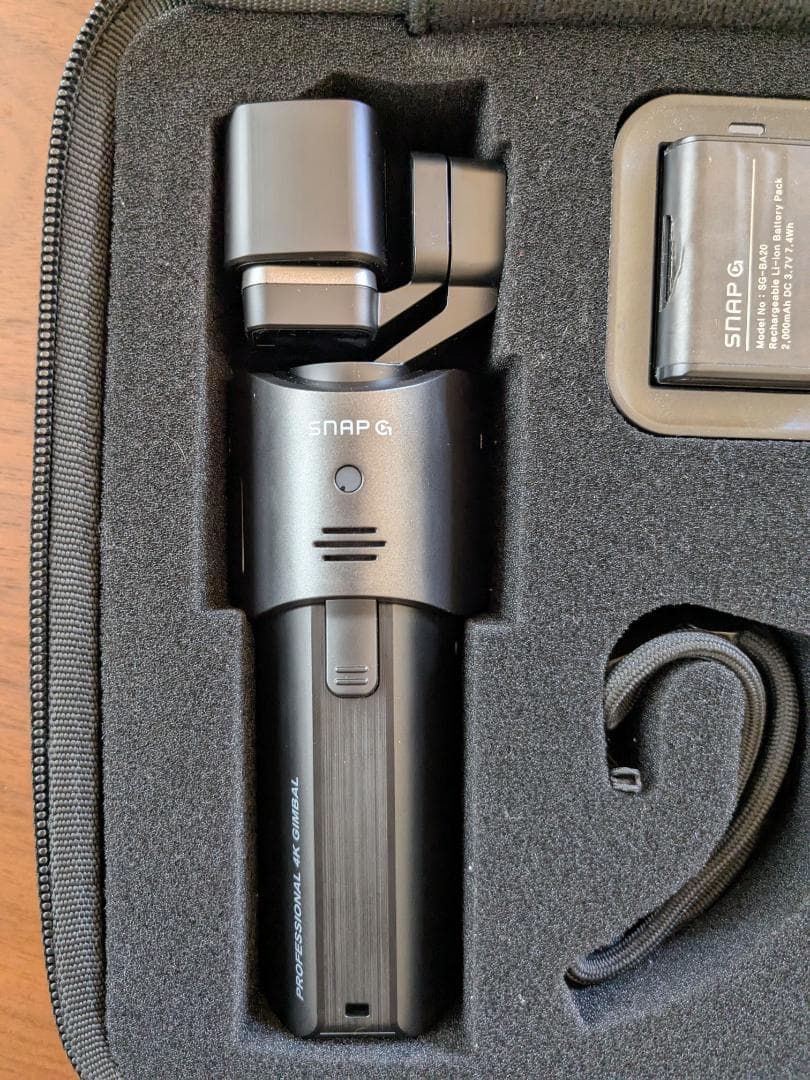 【美品】ジンバルカメラ SNAP G Creater Primeパッケージ